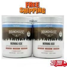 2PACK ROUNDHOUSE PROVISIONS MORNING KICK-DIGESTIVE POWDER-STRAWBERRY LEMONADE...