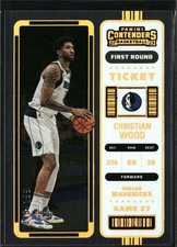 2022-23 Panini Contenders #51 Christian Wood First Round Ticket #/199