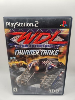 WDL Thunder Tanks - Sony Playstation 2 PS2 Cib Tested & Polished 