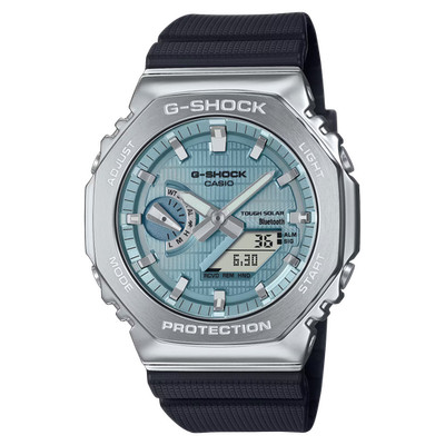 G-Shock GBM2100A-1A2 Metal Clad Casioak Vapor Blue Resin Band