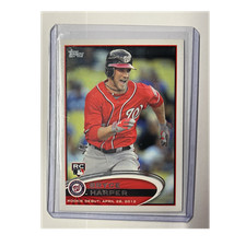 Topps Update Series Rookie Debut RC Bryce Harper Washington Nationals #US183