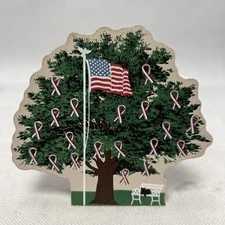 VTG The Cats Meow “Unity Tree” Accessory Wooden Shelf Sitter