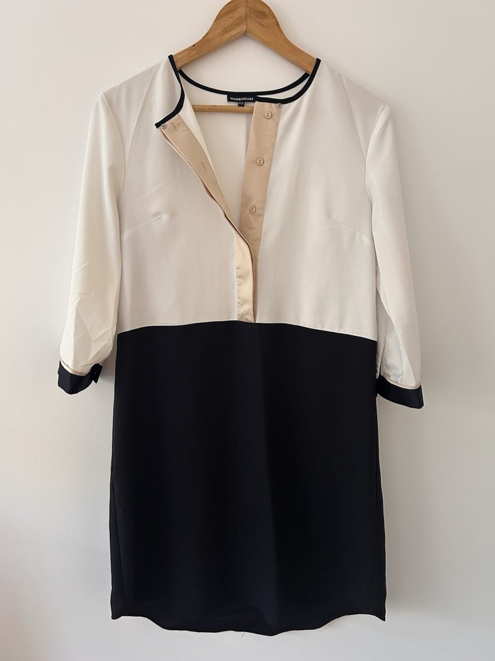 Warehouse Uk Size 10 Work Dress