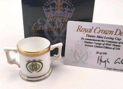 Royal Crown Derby Titanic Centenary Loving Cup Mini Ltd Ed 28/500