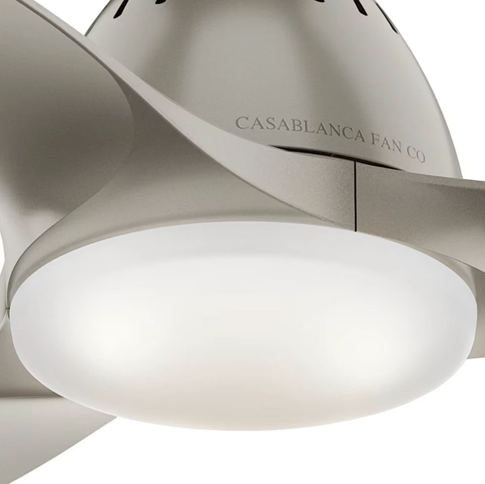 Casablanca Wisp 44" Modern Ceiling Fan - Pewter, LED Light, Remote, 59150 - Image 2 of 4