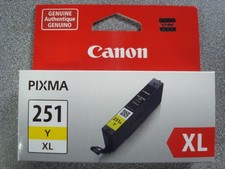 Genuine Canon OEM CLI-251XL-Y / CLI 251Yellow-High Capacity