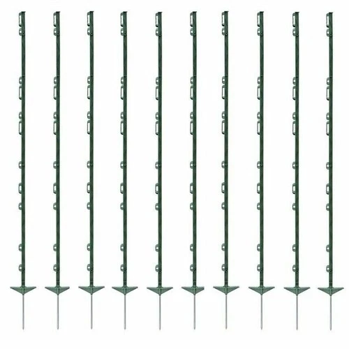 Doblit 20 X Green 5FT Poly Stakes 156cm Tall 4ft 6" Electric Horse