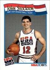 1991-92 Hoops #584 John Stockton