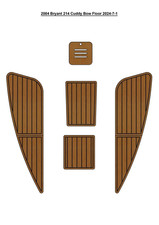 2004 Bryant 214 Cuddy Bow Swim Platform Cockpit Boat EVA Pads Faux Flooring Mat