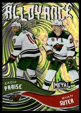 2020-21 Skybox Metal Universe Alloyance Zach Parise/Ryan Suter Minnesota Wild