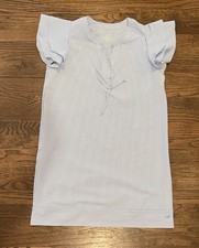 Vineyard Vines Performance Seersucker Flutter Sleeve Short Shift Dress Size M