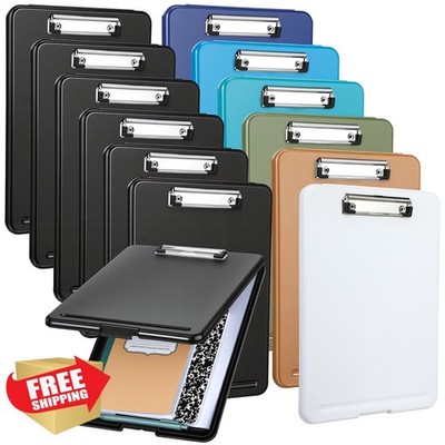 Ireer A4 Clipboard Storage 12pc Deep Color Pen Holder Heavy Duty