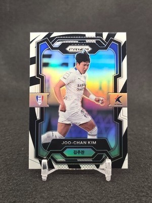 2024 Panini Prizm K-League #169 Joo-Chan Kim Zebra Prizm Suwon Samsung