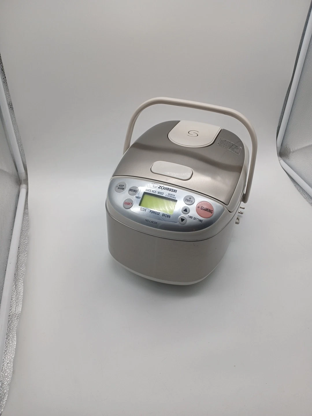 Zojirushi Rice Cooker NS-LAC05 Used Works See Pics
Opens in a new window or tab