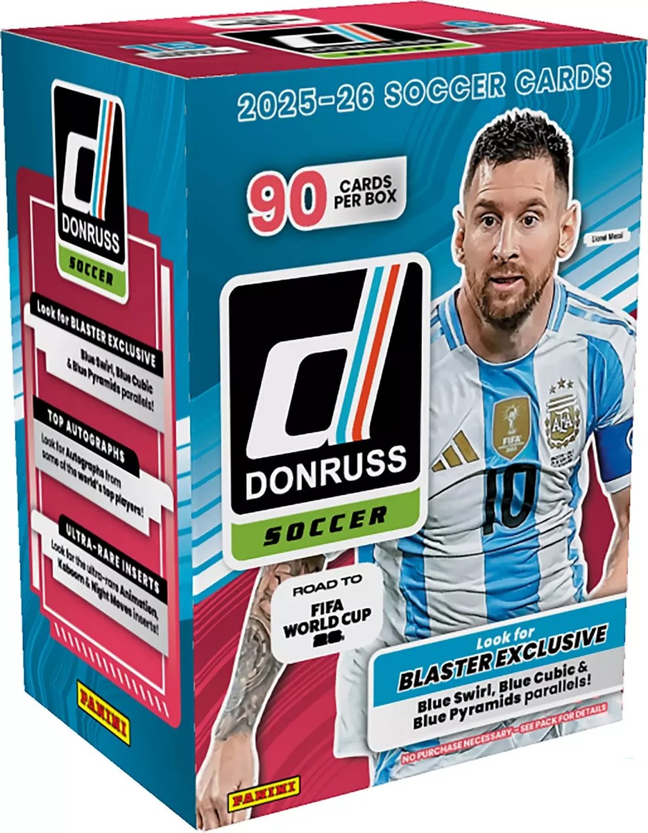 2025-26 Panini Donruss Road to FIFA World Cup Blaster Box New QTY
