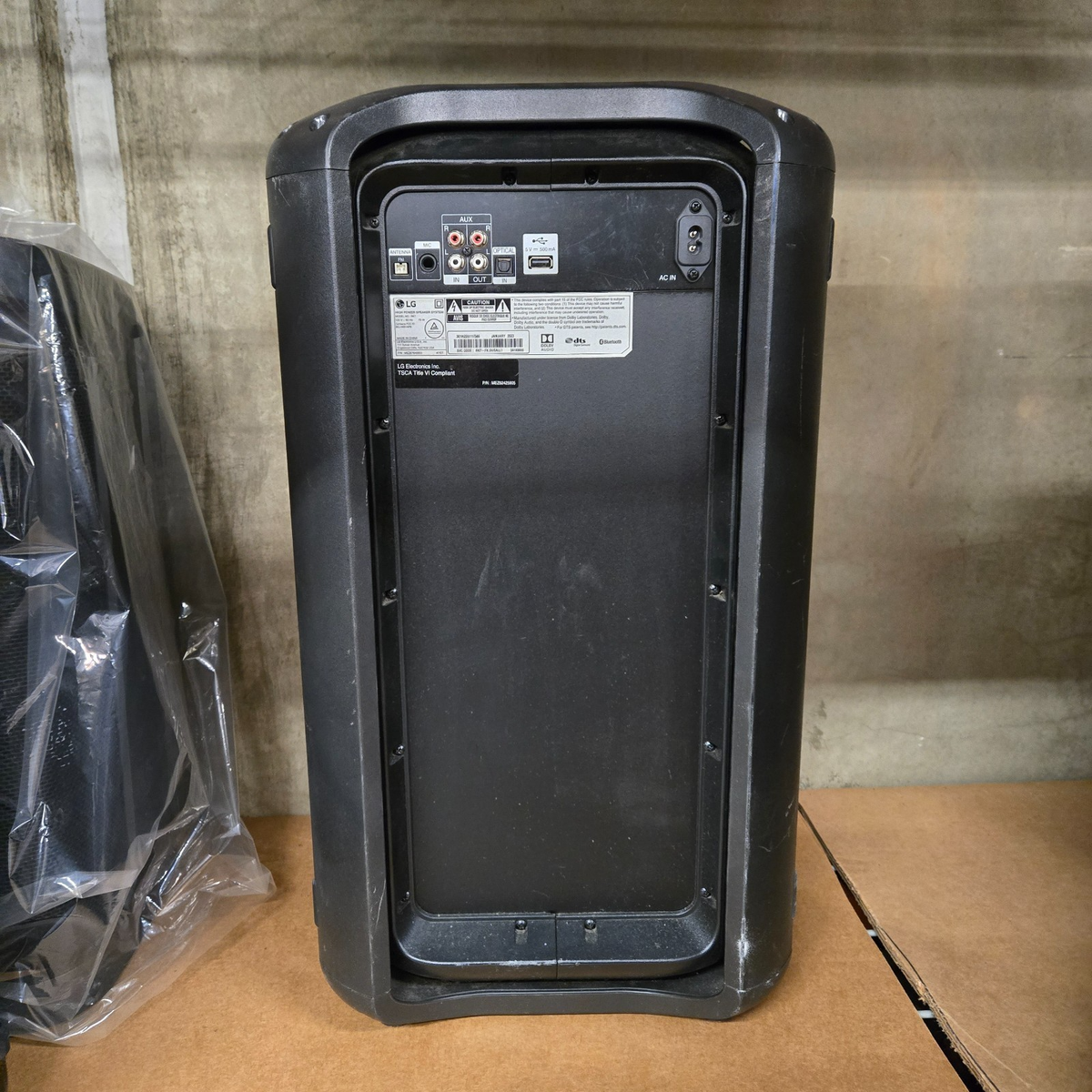 LG XBOOM RK7 550W Bluetooth Party Speaker (Used, No Remote) | eBay