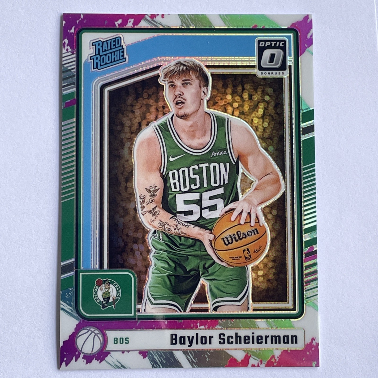 2024-25 Panini Donruss Optic Baylor Scheierman #263 RC Jazz Rated Rookie