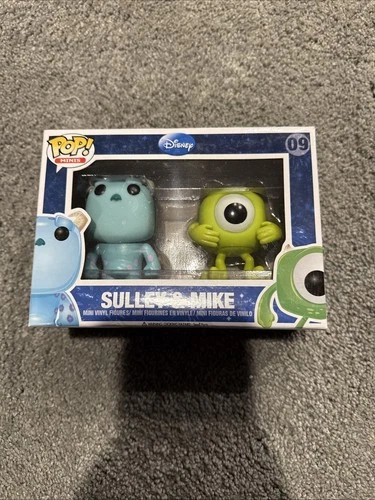 Funko Pop Minis Mike & Sulley  Disney Pixar Monsters Inc Vaulted Retired Rare