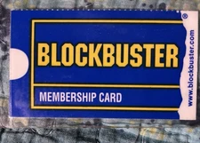 Blockbuster Video Membership Card Laminated 1998-edited back photo