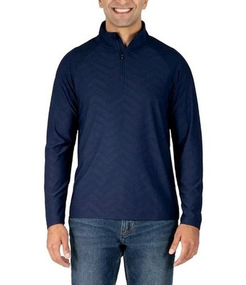 Gerry Men's Active Quarter Zip Regular Fit Top,  SIZE M COLOR BLUE  NO-TAG