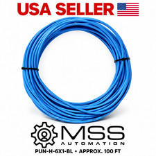 Festo PUN-H-6X1-BL Blue Pneumatic Tubing 6mm OD 4mm ID Approx 100ft