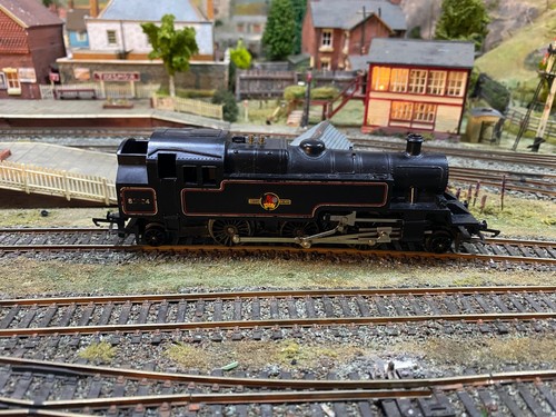 Tri-ang Spur O R.59 2-6-2 Klasse 3MT Lok Nr. BR Black Livery 82004, später | Zustand: Used
