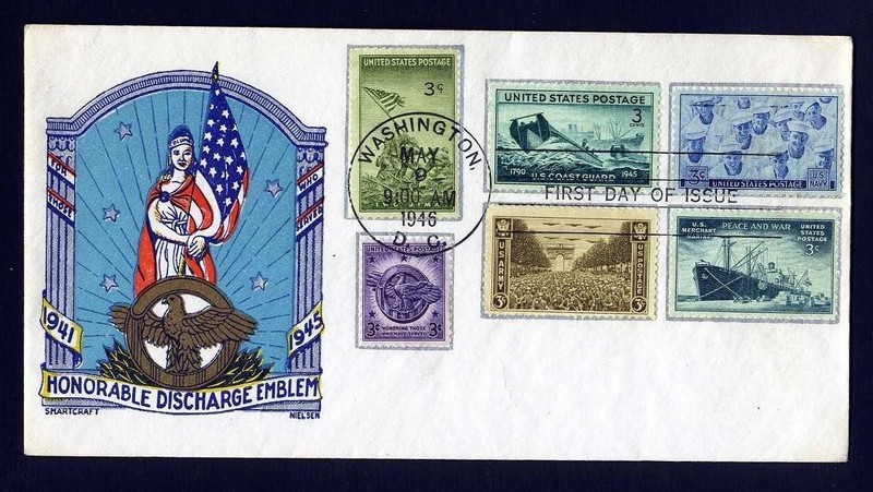# 940 Combo FDC Unaddressed Smartcraft cachet - 5-9-1946 - # 2