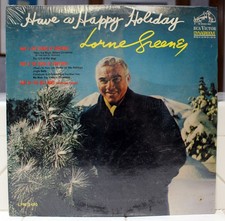 Rare Country Christmas LP - Lorne Greene - Have A Happy Holiday - RCA Victor