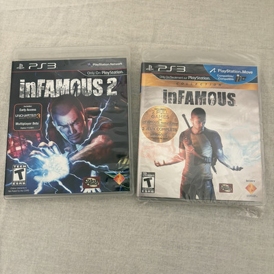 inFamous 1 New and Used inFamous II PS3 Games
