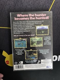 Sega Saturn THE LOST WORLD Jurassic Park w/ Manual TESTED 1997