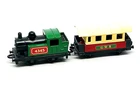 Matchbox Lesney Steam Loco green rare "4345", Passenger Coach rare "GWR" mint!
