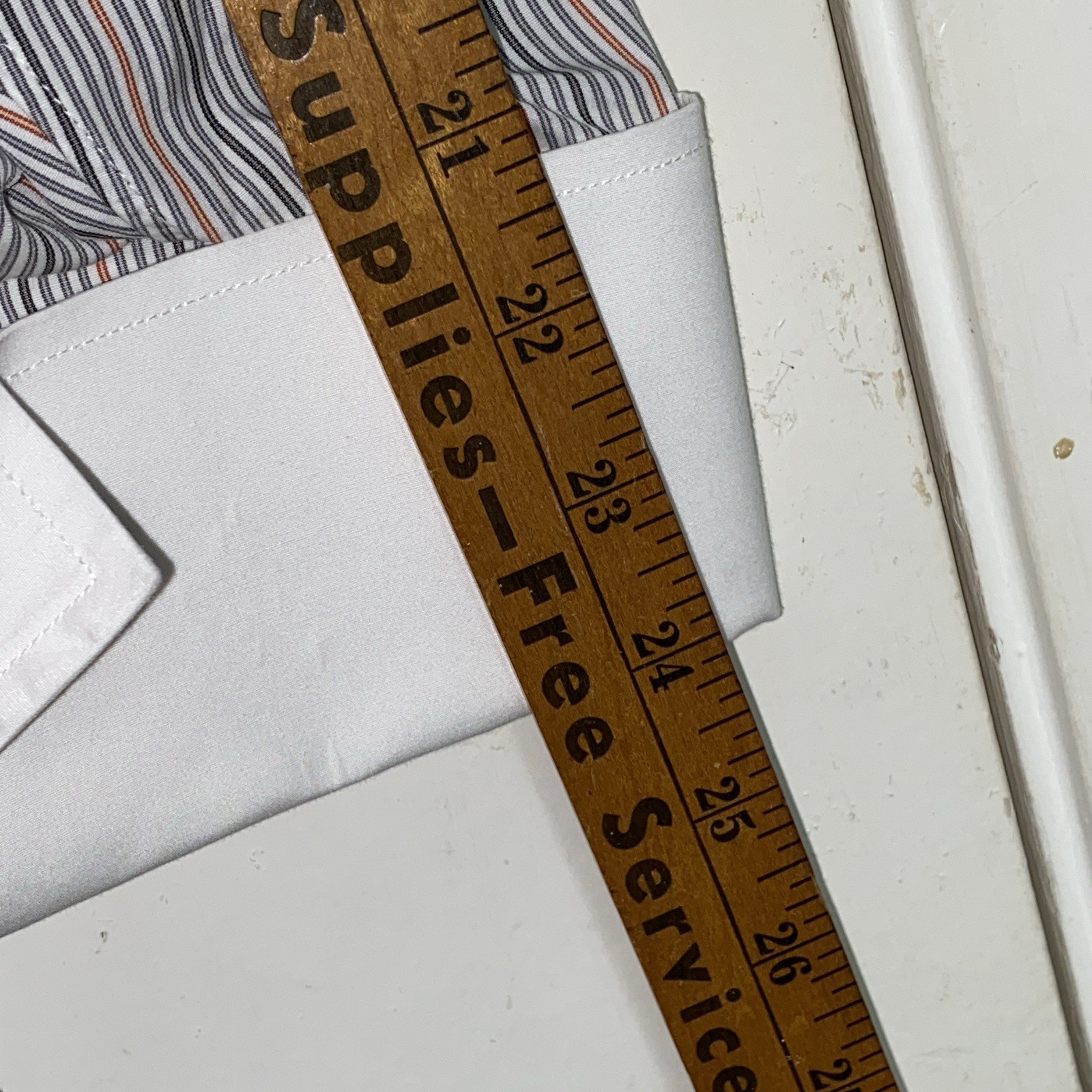 Robert Talbott Striped Button Front Dress Shirt S… - image 7