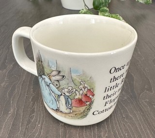 Vintage Wedgwood Beatrix Potter Peter Rabbit Child's Cup/Mug
