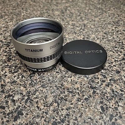 VINTAGE Bower Titanium Digital AF Video Wide 0.5x AF Lens Japan 30.5 - 37