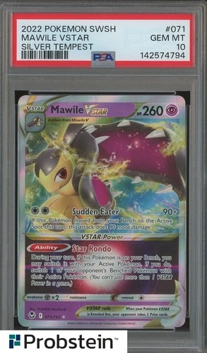 2022 Pokemon SWSH Silver Tempest #071 Mawile VStar PSA 10 GEM MINT