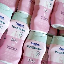 Coppertone Pure  Simple Baby Mineral Sunscreen SPF50BroadSpectrum 6 fl oz 4/ 25
