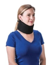 Core Products Adjustable Foam Cervical Collar Black Helps Relieve Neck Pain USA