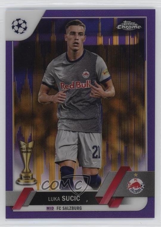 2022-23 Topps Chrome UEFA Club Competitions Luka Sucic #95 3wu