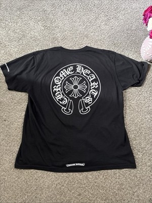Chrome Hearts Horseshoe Logo Pocket T-Shirt Black 100% Authentic