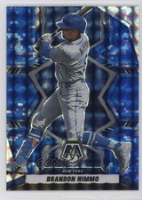 2022 Panini Mosaic Blue Camo Mosaic Prizm Brandon Nimmo #147 1hn7