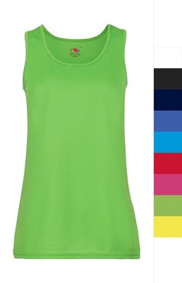 2er Pack Damen Tank Shirt FRUIT OF THE LOOM Fitness Performance 9 Farben614180