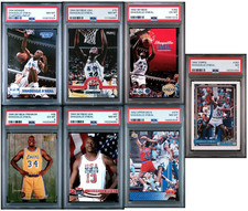 SHAQUILLE O'NEAL PSA Graded Card Lot
