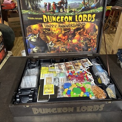 Dungeon Lords Happy Anniversary Edition Board Game Complete And New