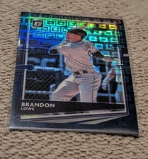 2020 BRANDON LOWE DONRUSS OPTIC PANDORA BLUE /99 (RAYS)