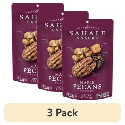 Gluten-Free Maple Pecans Glazed Nut Mix Snack Non-GMO Project Verified 4 Ounce 3