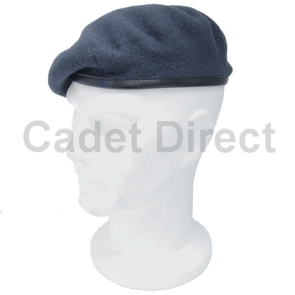 British Berets With Leather Sweatband Adjustable Black Wool Beret Custom Logo Ma - Foto 5