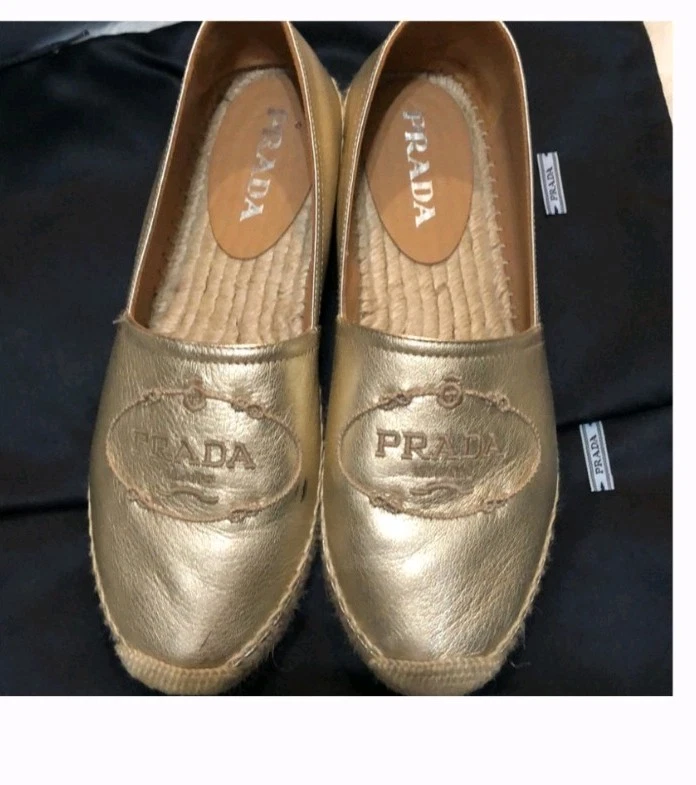 PRADA Gold Sandals for Women for sale | eBay