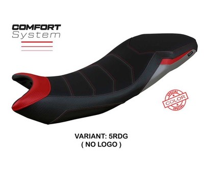 Sattelbezug Komplet Sitz Derry Comf Rot-Grau RDG TPZ Triumph Tiger 660 2021 2023