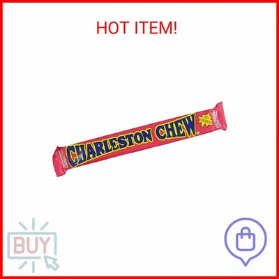 Charleston Chew Chocolate Coated Chewy Nougat Bar - Peanut Free, Gluten Free - I
