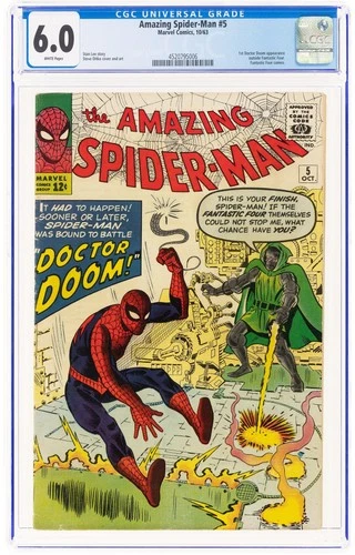 Amazing Spider-Man 5 CGC 6.0 WHITE PAGES